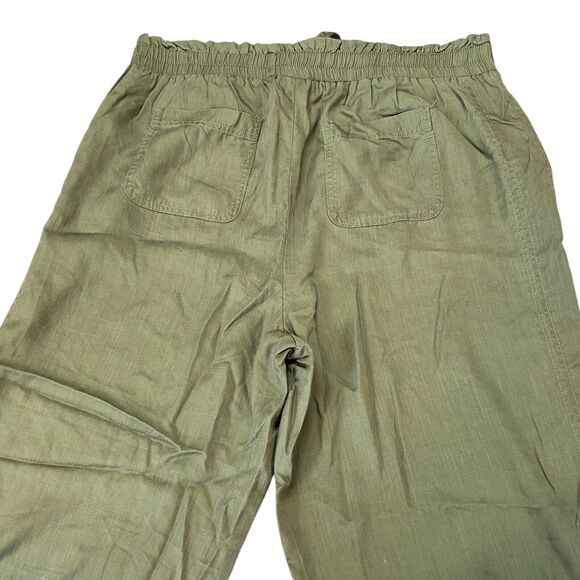 Knox Rose Trouser Pants Women 2XL Green Wide Leg High Rise Elastic Waist Outdoor - Picture 14 of 16